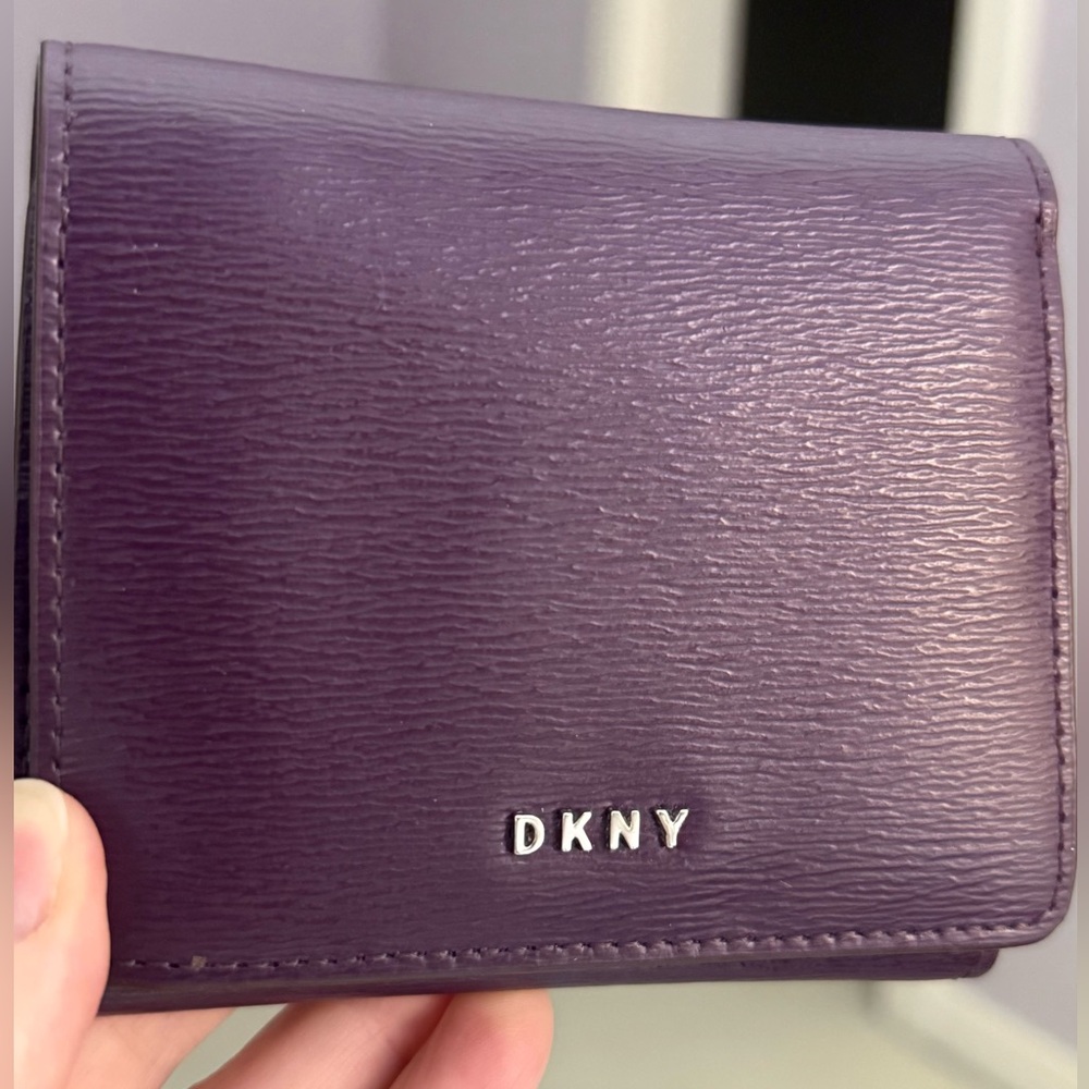 DKNY Violet Textured Leather Wallet